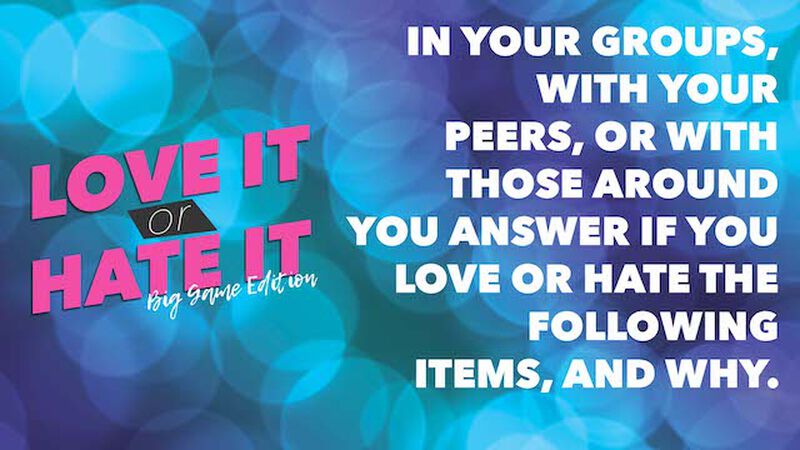 Love it or Hate it: Big Game Edition